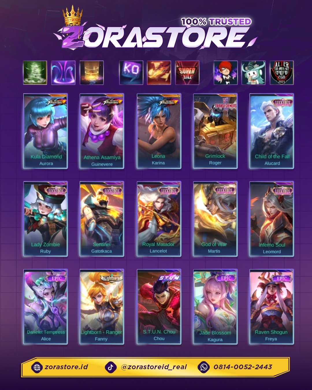 banner FREYA LEGEND